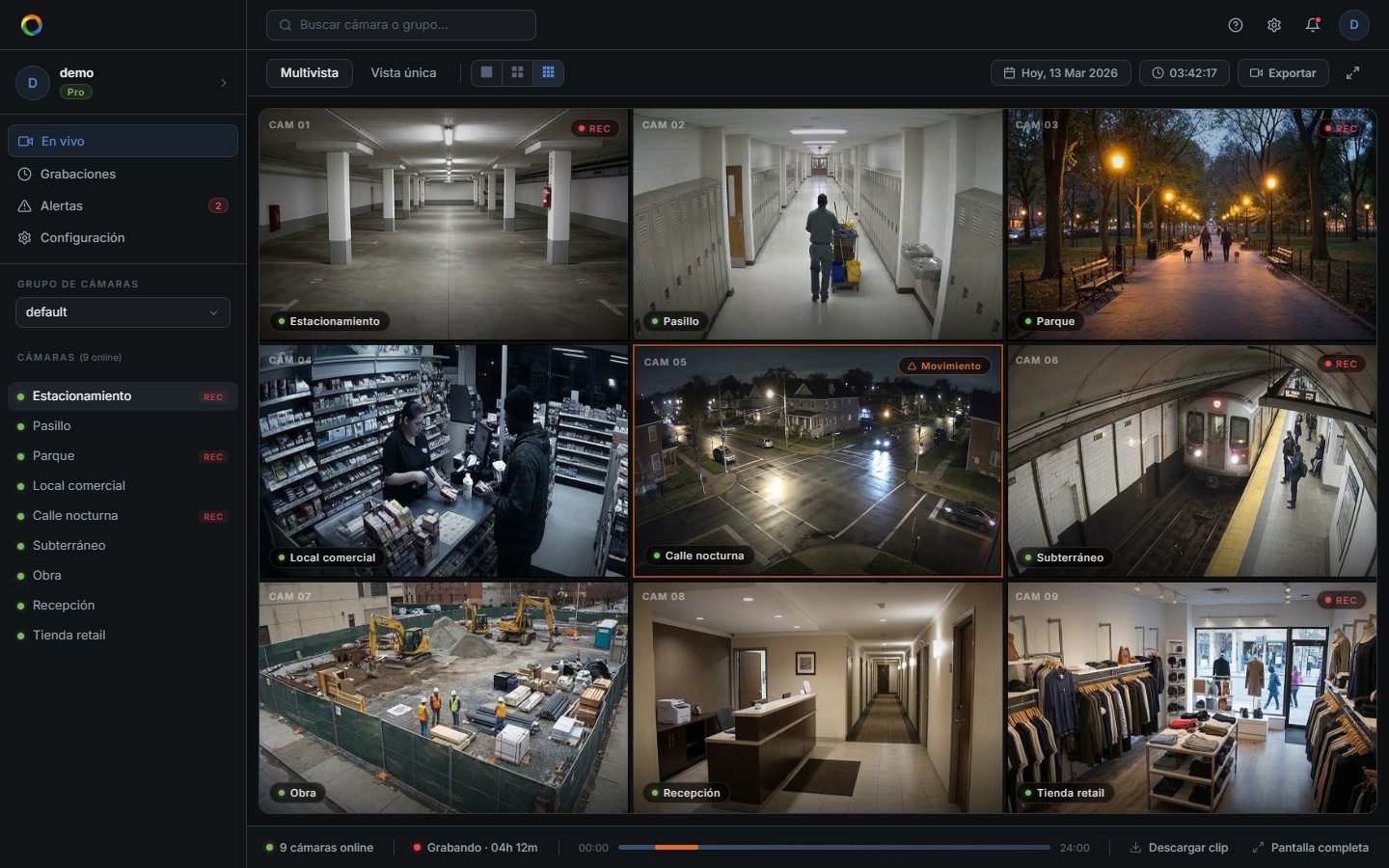 MonitorCenter dashboard